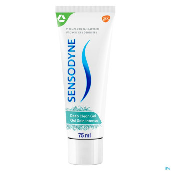Sensodyne deep clean gel dentifrice    75ml