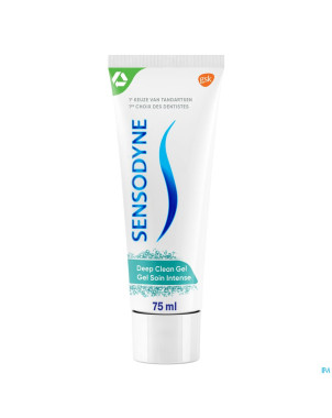 Sensodyne deep clean gel dentifrice    75ml