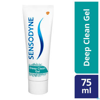 Sensodyne deep clean gel dentifrice    75ml