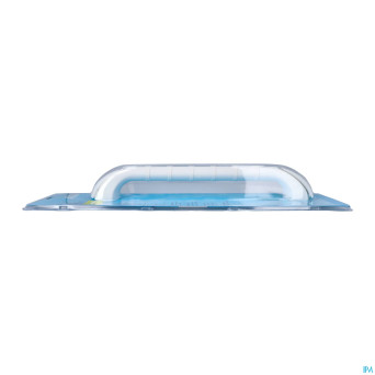 Prima barre appui stries a/drapant blanc 40cm