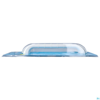 Prima barre appui stries a/drapant blanc 40cm