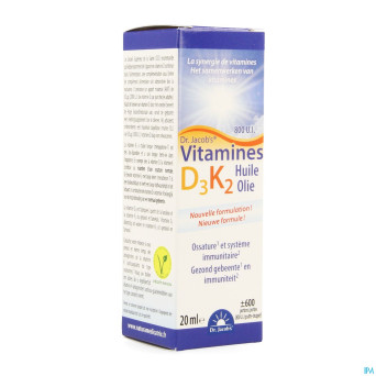 Vitamine d3 k2    fl 20ml
