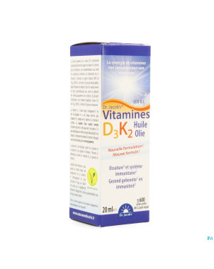 Vitamine d3 k2    fl 20ml