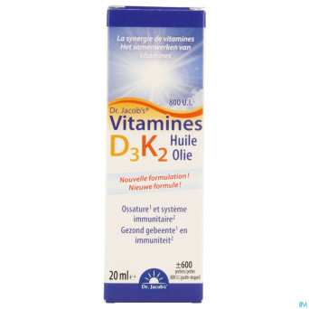 Vitamine d3 k2    fl 20ml