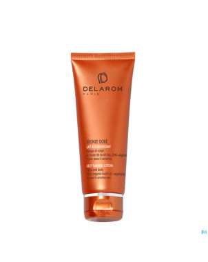 Delarom bronze dore lati autobronzant   tube 125ml