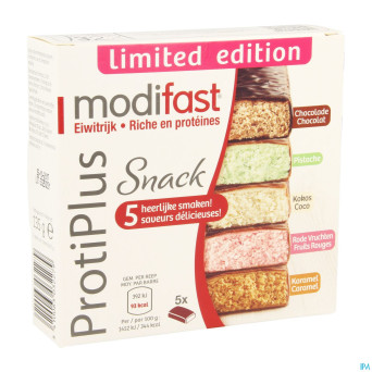 Modifast protiplus barres multipack    5x27g