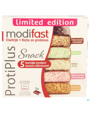 Modifast protiplus barres multipack    5x27g
