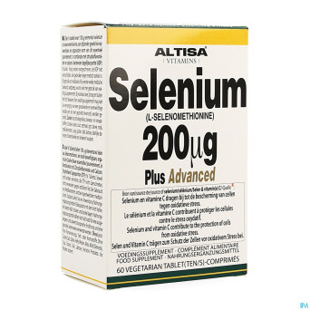 Altisa selenium 200mcg plus advanced    comp  60