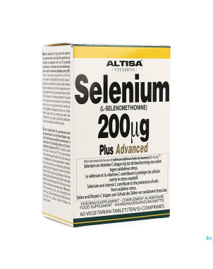Altisa selenium 200mcg plus advanced    comp  60
