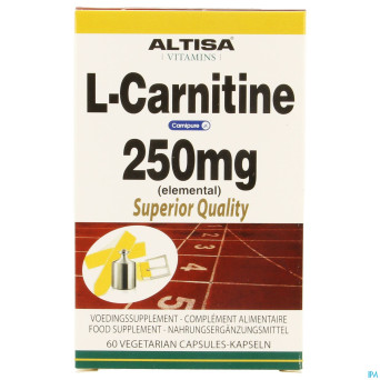 Altisa l-carnitine 250mg (carnipure)    comp  60