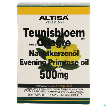 Altisa huile onagre 500mg    caps 100