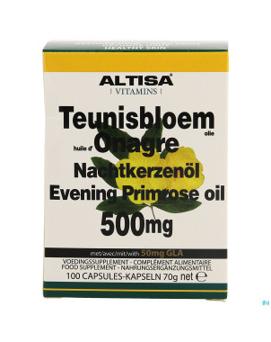 Altisa huile onagre 500mg    caps 100
