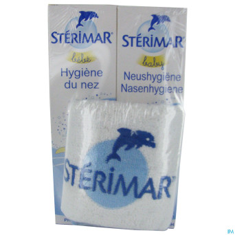 Sterimar duo bebe hygiene 2x100ml + bavoir   promo