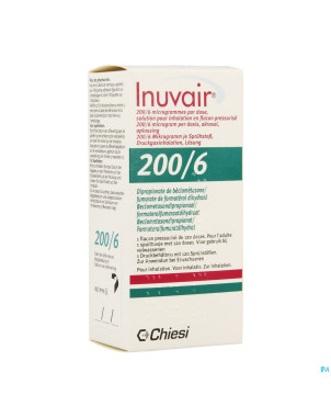 Inuvair 200/6mcg aerosol doses 1x120