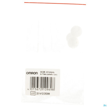 Omron filtre air pour aerosol  3