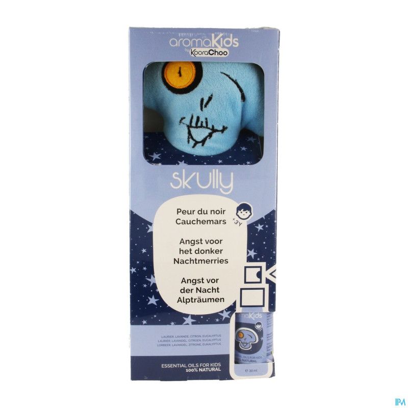 Aromakids kit skully  spray 30ml + peluche