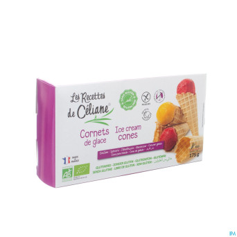 Celiane cornet glace bio    175g 4079 revogan