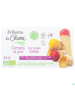 Celiane cornet glace bio    175g 4079 revogan