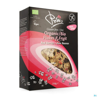 Rosies flocons fruits rouges bio 250g 4699 revogan