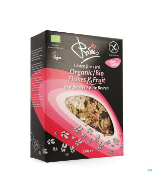 Rosies flocons fruits rouges bio 250g 4699 revogan