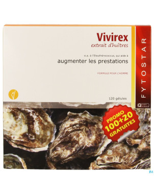 Fytostar vivirex extrait huitres maxi    caps 120
