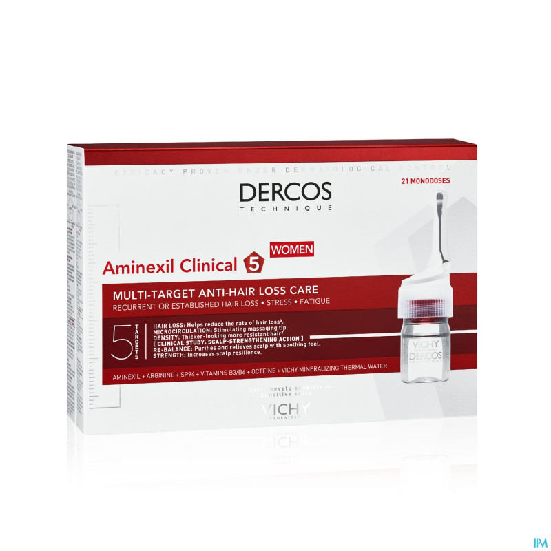 Vichy dercos aminexil clinical 5 women amp  21x6ml