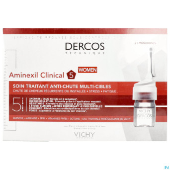 Vichy dercos aminexil clinical 5 women amp  21x6ml