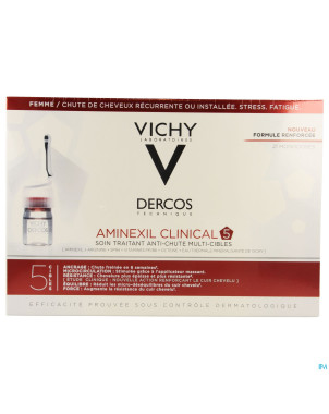 Vichy dercos aminexil clinical 5 women amp  21x6ml