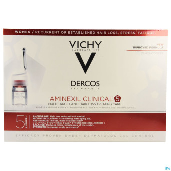 Vichy dercos aminexil clinical 5 women amp  21x6ml