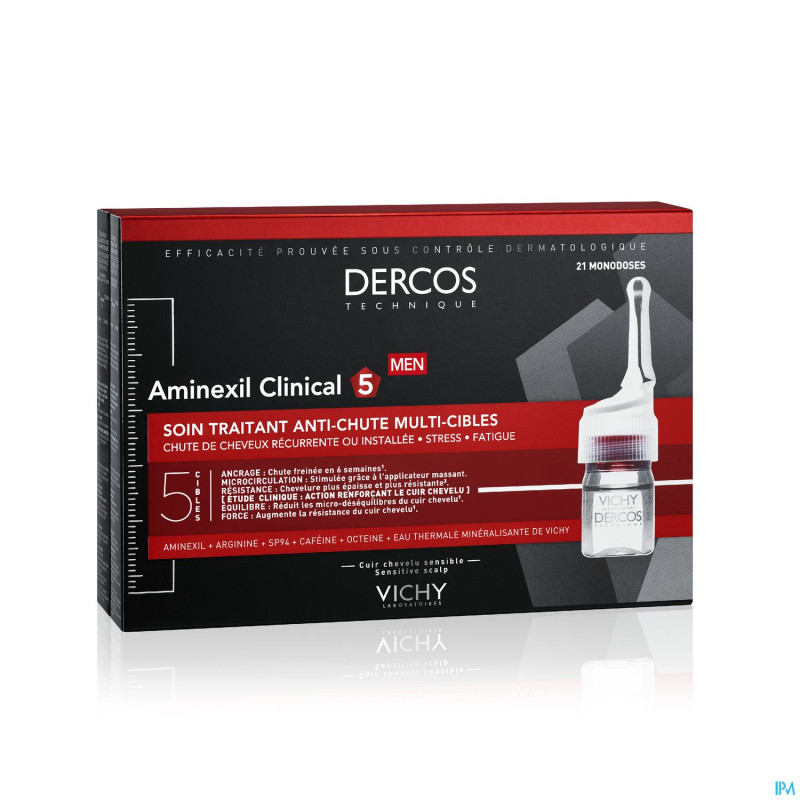 Vichy dercos aminexil clinical 5 men   amp  21x6ml