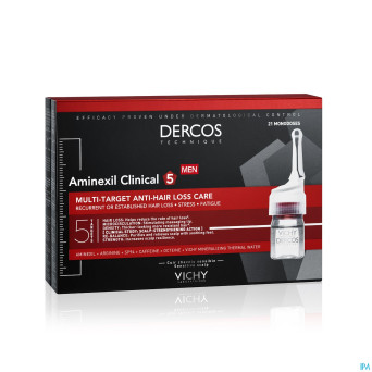 Vichy dercos aminexil clinical 5 men   amp  21x6ml