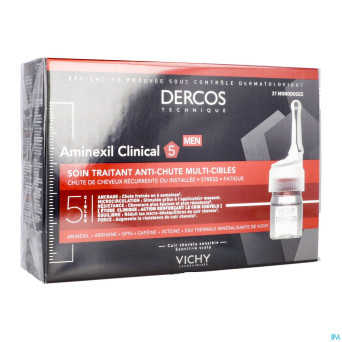 Vichy dercos aminexil clinical 5 men   amp  21x6ml