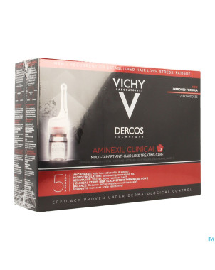 Vichy dercos aminexil clinical 5 men   amp  21x6ml