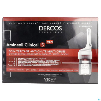 Vichy dercos aminexil clinical 5 men   amp  21x6ml