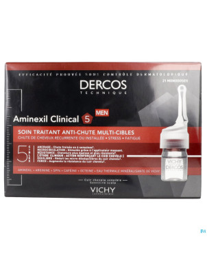 Vichy dercos aminexil clinical 5 men   amp  21x6ml