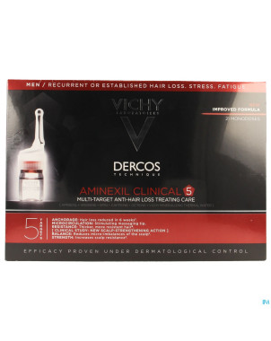 Vichy dercos aminexil clinical 5 men   amp  21x6ml