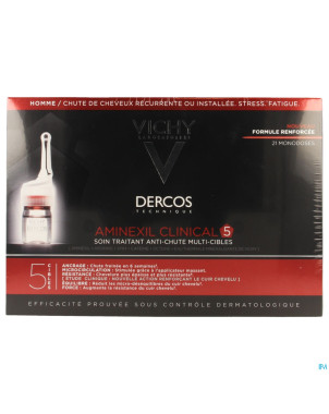 Vichy dercos aminexil clinical 5 men   amp  21x6ml