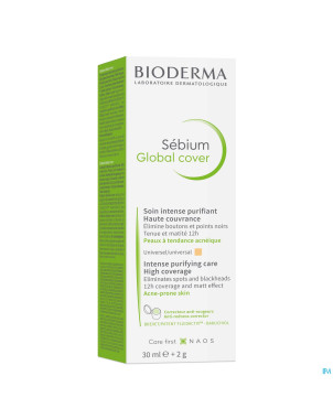 Bioderma sebium global cover creme    30ml