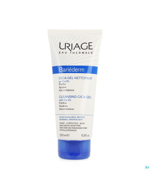 Uriage bariederm cica gel nettoyant    tube 200ml