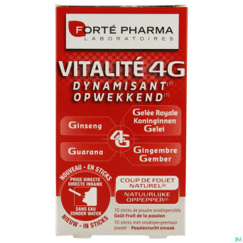 Vitalite 4g dynamisant    stick 10