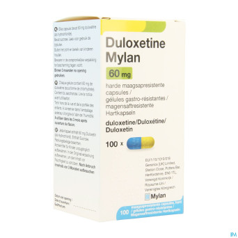 Duloxetine viatris gastro resist caps 100 x 60mg