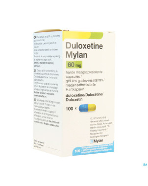 Duloxetine viatris gastro resist caps 100 x 60mg