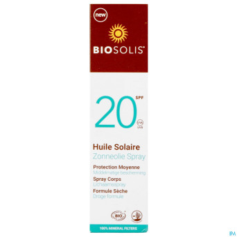 Biosolis huile solaire ip20    spray 100ml