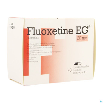 Fluoxetine eg 20mg pi pharma caps dur 98x20mg pip