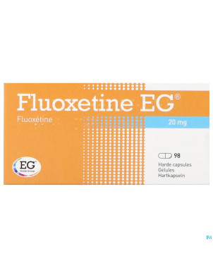Fluoxetine eg 20mg pi pharma caps dur 98x20mg pip