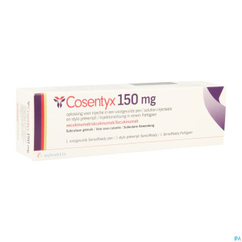 Cosentyx 150mg/ml sol inj stylo prerempli    1x1ml