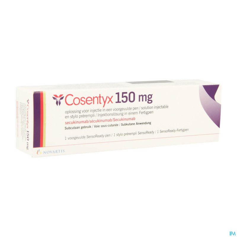 Cosentyx 150mg/ml sol inj stylo prerempli    1x1ml