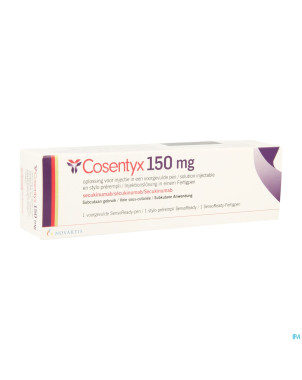 Cosentyx 150mg/ml sol inj stylo prerempli    1x1ml