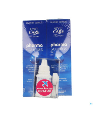 Eye care pharma souples 360ml+50ml fr gratuit