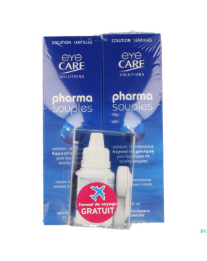 Eye care pharma souples 360ml+50ml fr gratuit